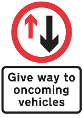 Give way sign